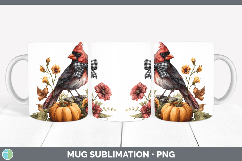 cardinal-mug-wrap-animals-autumn-pumpkin-sublimation-coffee
