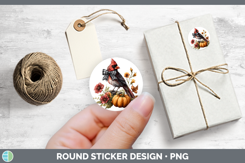 animals-autumn-pumpkin-cardinal-stickers-round-labels-desi