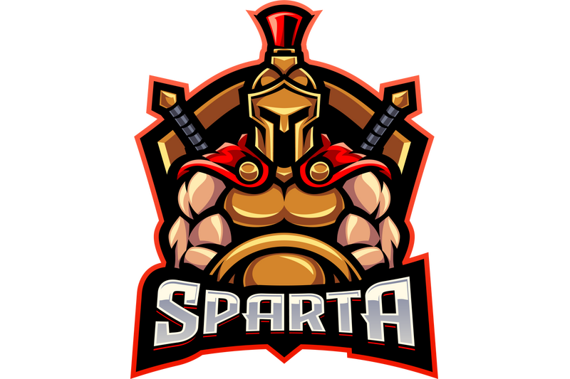 sparta-esport-mascot-logo-design