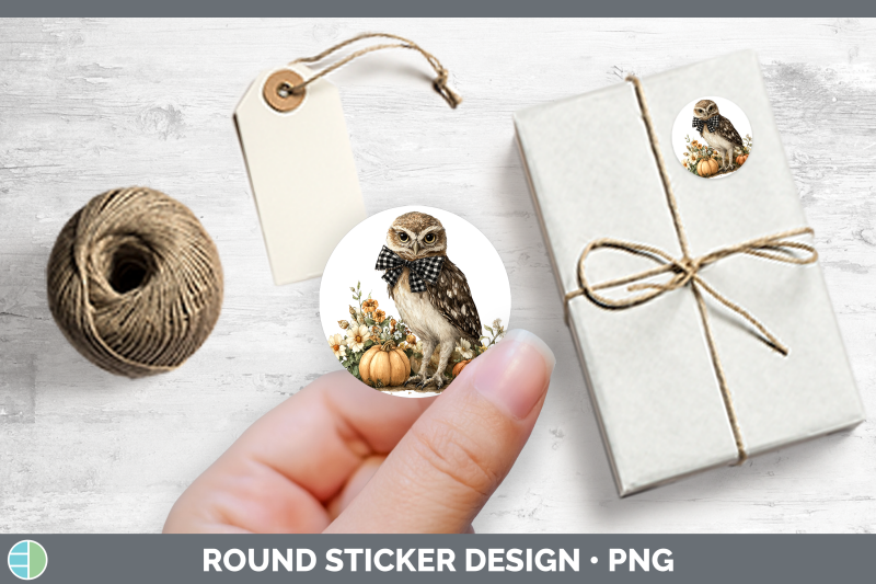animals-autumn-pumpkin-owl-stickers-round-labels-designs