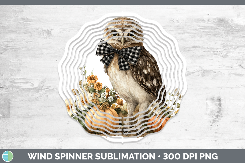 owl-wind-spinner-animals-autumn-pumpkin-sublimation-spinner