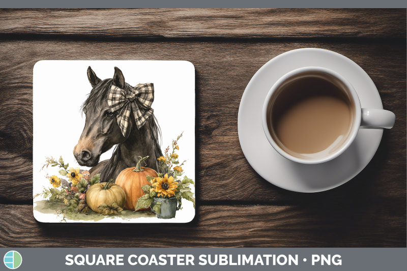 horse-square-coaster-animals-autumn-pumpkin-sublimation-drin