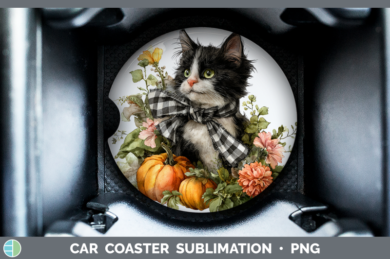 kitten-car-coaster-animals-autumn-pumpkin-sublimation-drink