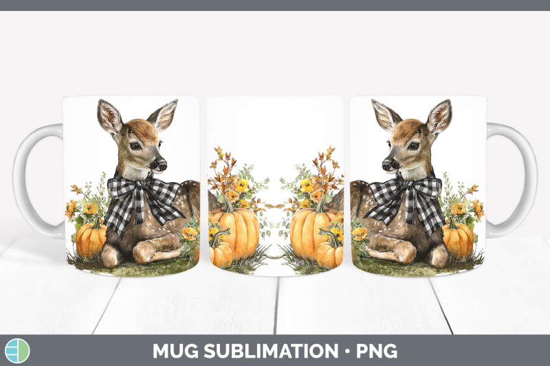 deer-mug-wrap-animals-autumn-pumpkin-sublimation-coffee-cup