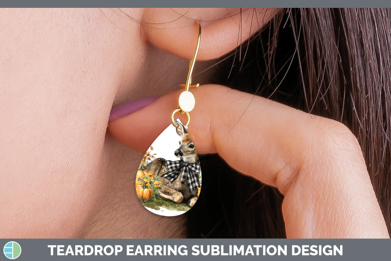 deer-teardrop-earrings-animals-autumn-pumpkin-sublimation-ea