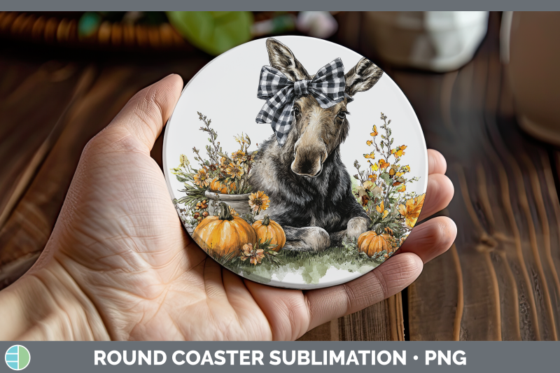 moose-round-coaster-animals-autumn-pumpkin-sublimation-coast