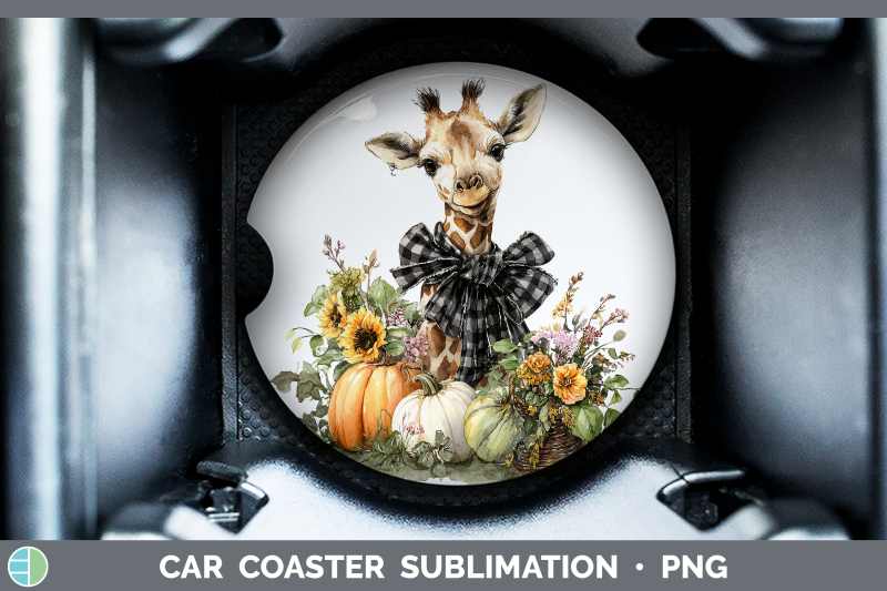 giraffe-car-coaster-animals-autumn-pumpkin-sublimation-drink
