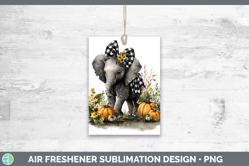 elephant-air-freshener-animals-autumn-pumpkin-sublimation-ca