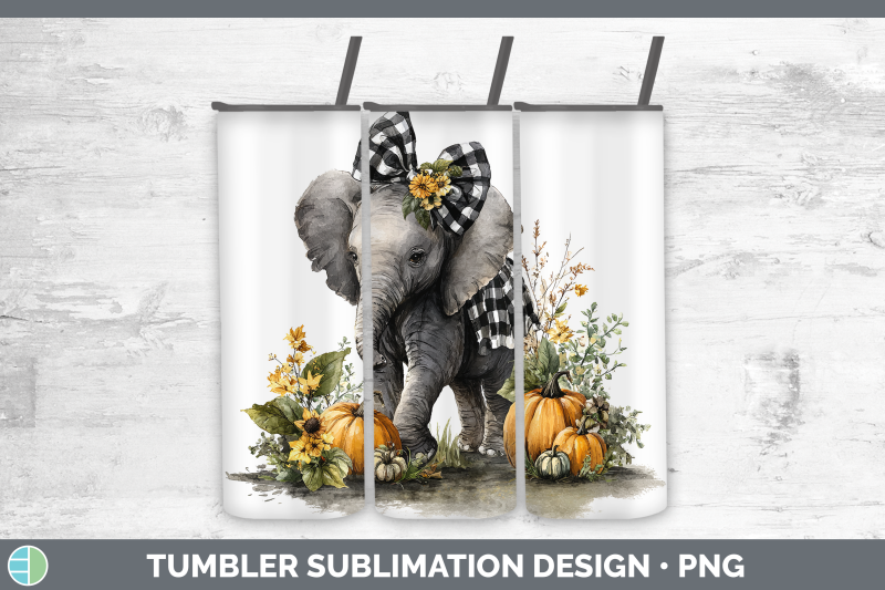 elephant-tumbler-animals-autumn-pumpkin-sublimation-20-oz-sk