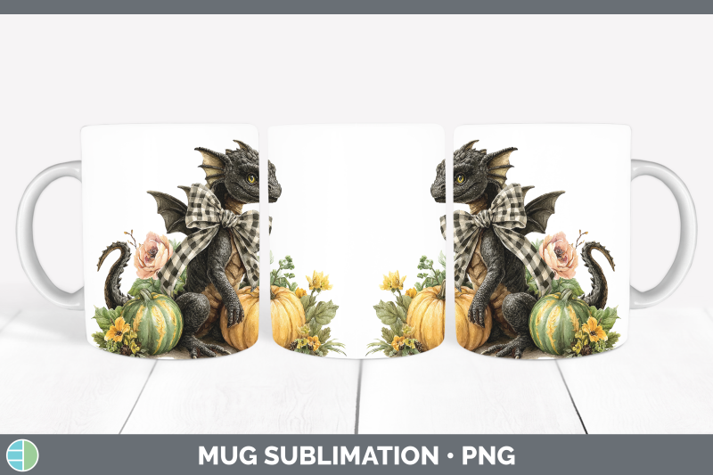 dragon-mug-wrap-animals-autumn-pumpkin-sublimation-coffee-cu