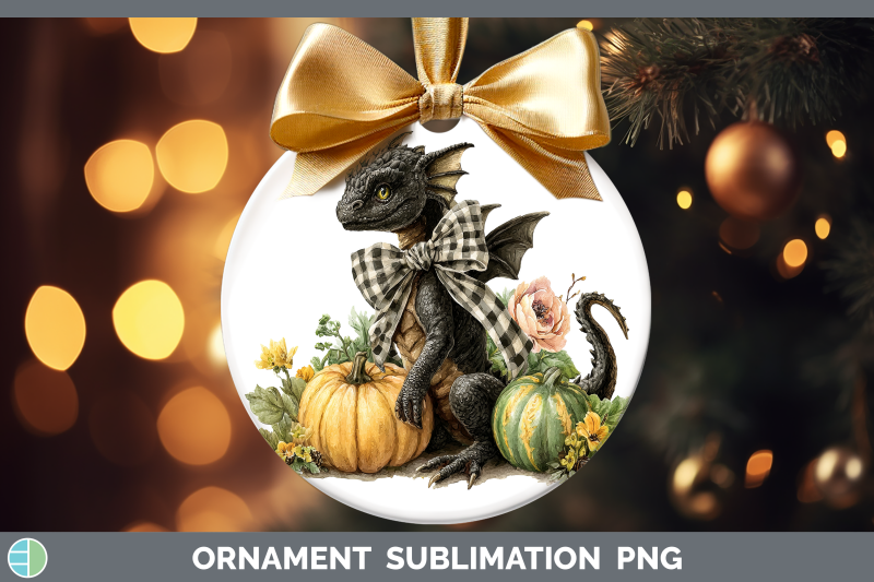 dragon-ornament-animals-autumn-pumpkin-sublimation-bauble-de