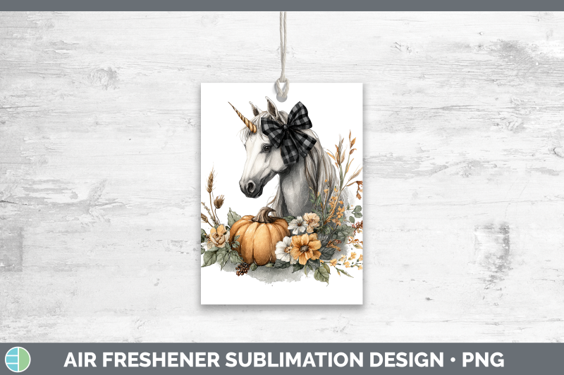 unicorn-air-freshener-animals-autumn-pumpkin-sublimation-car