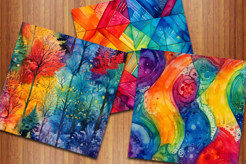 tie-dye-botanical-digital-papers-summer-batik-backgrounds