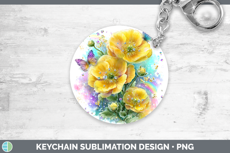 buttercup-keychain-flowers-01-rainbow-summer-sublimation-key