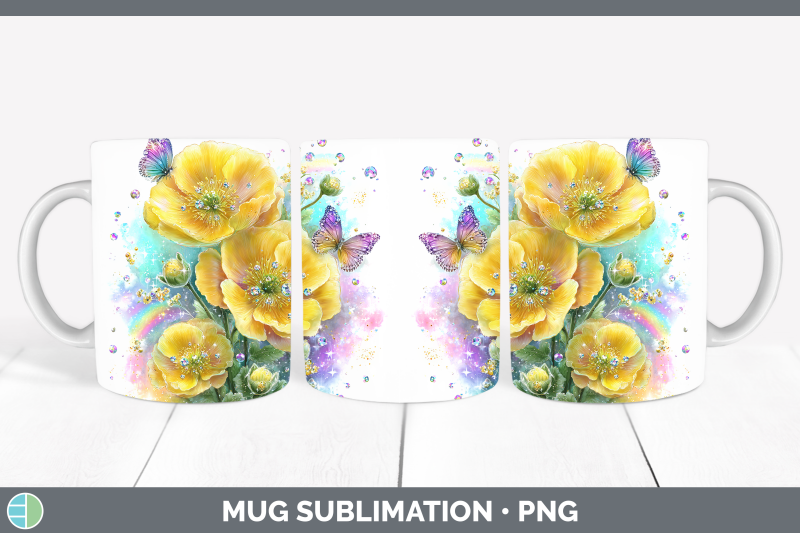 buttercup-mug-wrap-flowers-01-rainbow-summer-sublimation-cof