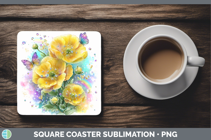 buttercup-square-coaster-flowers-01-rainbow-summer-sublimati