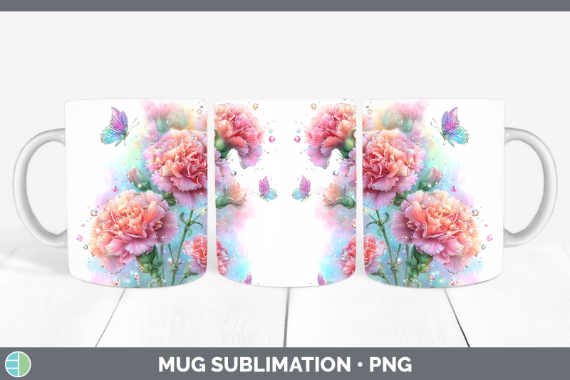 carnation-mug-wrap-flowers-01-rainbow-summer-sublimation-cof