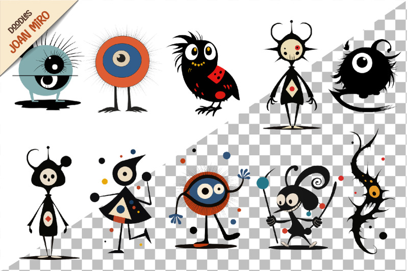 characters-in-the-style-of-joan-miro-02