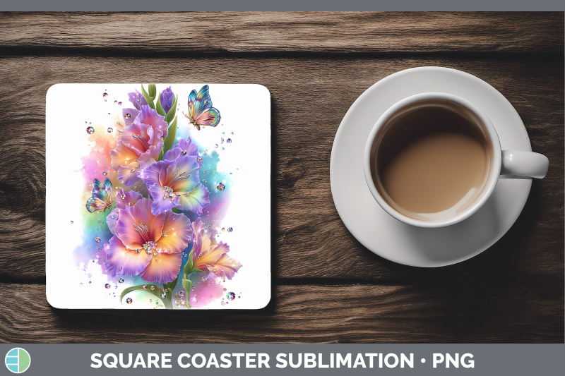 gladiolus-square-coaster-flowers-01-rainbow-summer-sublimati