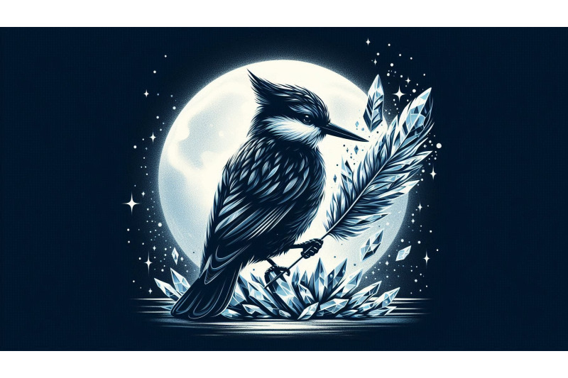 a-set-of-16-bird-holding-crystal-feathers-in-icy-moonlight