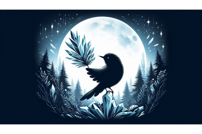 a-set-of-16-bird-holding-crystal-feathers-in-icy-moonlight