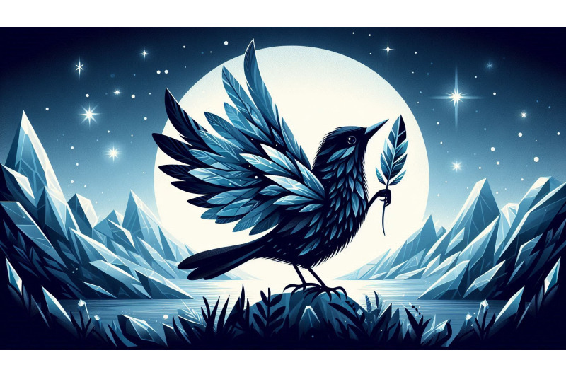 a-set-of-16-bird-holding-crystal-feathers-in-icy-moonlight