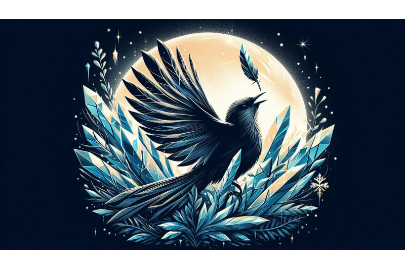 a-set-of-16-bird-holding-crystal-feathers-in-icy-moonlight
