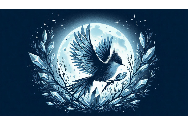a-set-of-16-bird-holding-crystal-feathers-in-icy-moonlight