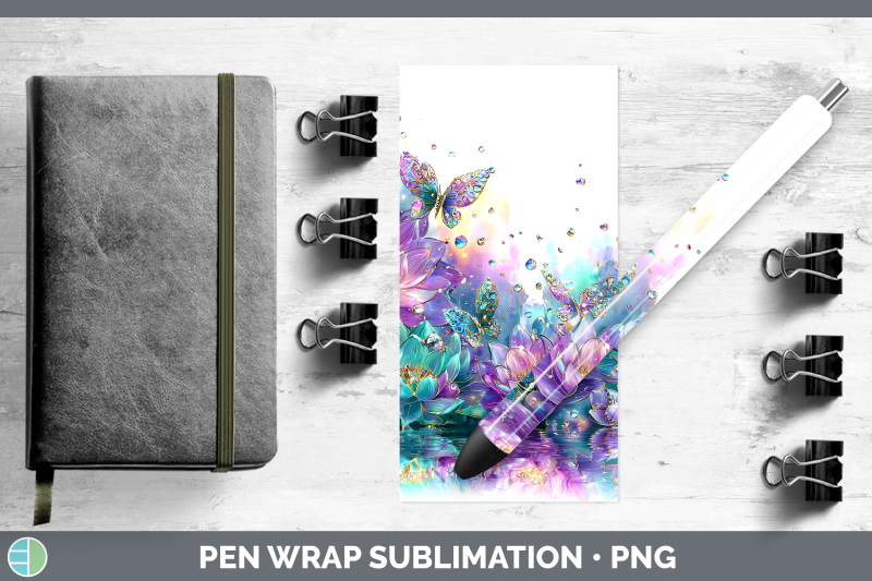 lotus-pen-wrap-flowers-01-rainbow-summer-sublimation-pen-des
