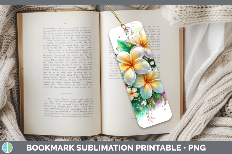 plumeria-bookmark-flowers-01-rainbow-summer-sublimation-prin