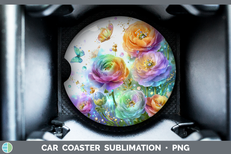 ranunculus-car-coaster-flowers-01-rainbow-summer-sublimation