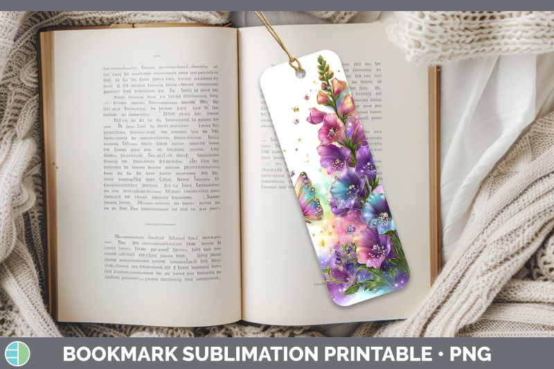 snapdragon-bookmark-flowers-01-rainbow-summer-sublimation-pr