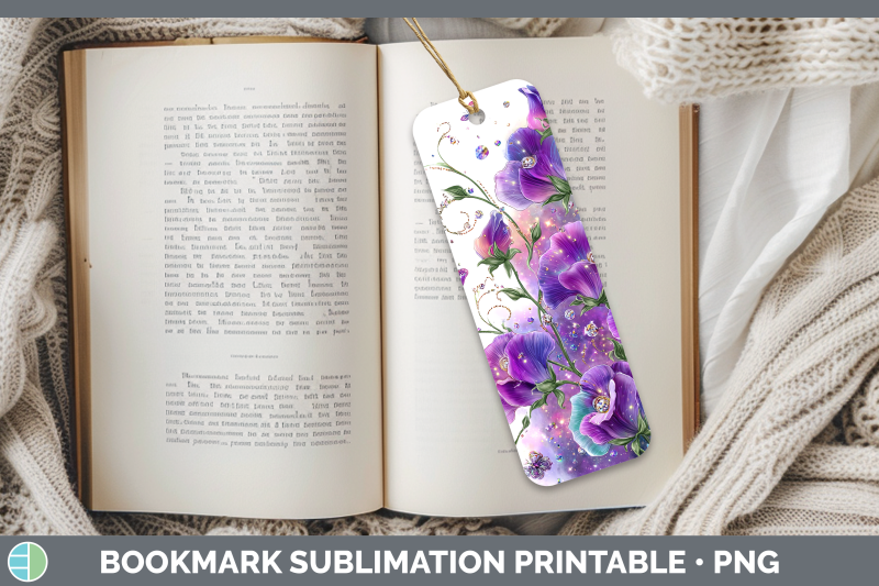 sweet-pea-bookmark-flowers-01-rainbow-summer-sublimation-pri