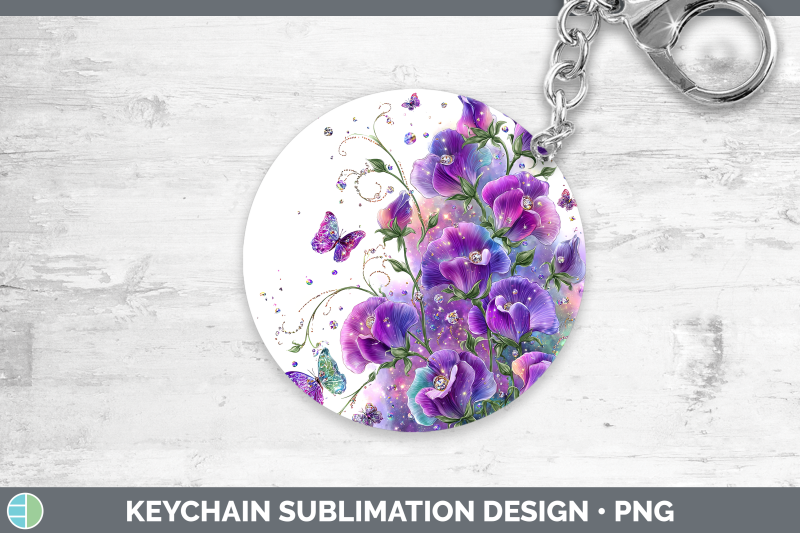sweet-pea-keychain-flowers-01-rainbow-summer-sublimation-key