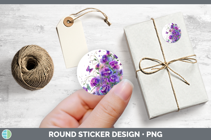 flowers-01-rainbow-summer-sweet-pea-stickers-round-labels