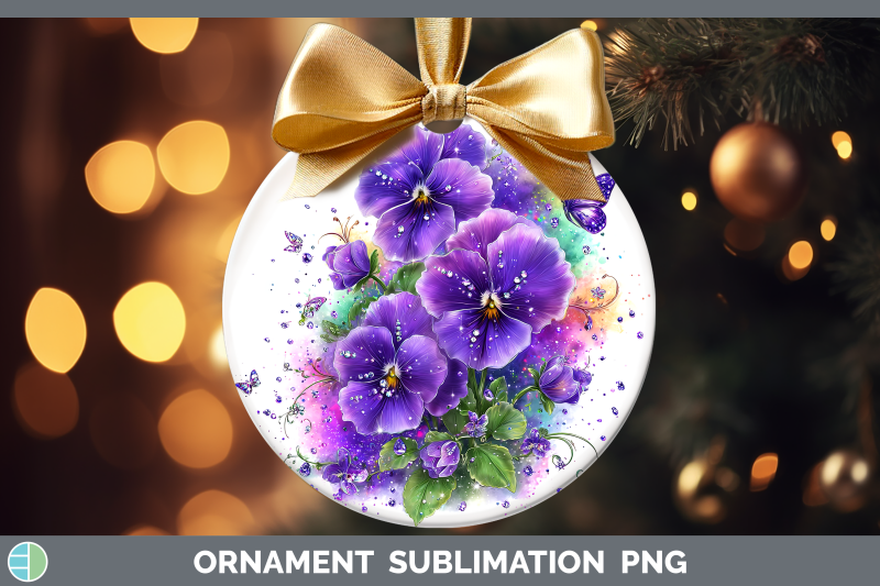 violet-ornament-flowers-01-rainbow-summer-sublimation-bauble