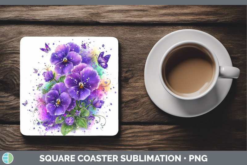 violet-square-coaster-flowers-01-rainbow-summer-sublimation