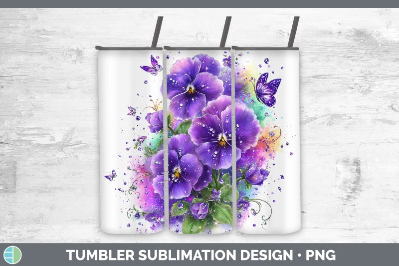 violet-tumbler-flowers-01-rainbow-summer-sublimation-20-oz-s