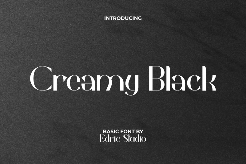 creamy-black