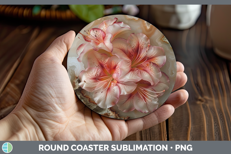 azalea-round-coaster-3d-agate-flowers-sublimation-coaster-de