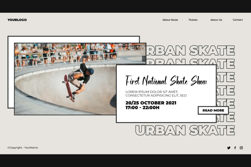 skate-boarder