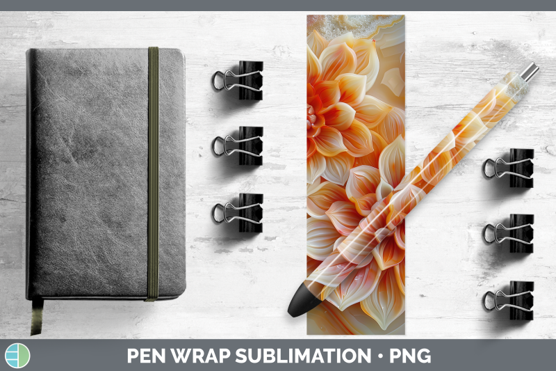 dahlia-pen-wrap-3d-agate-flowers-sublimation-pen-designs