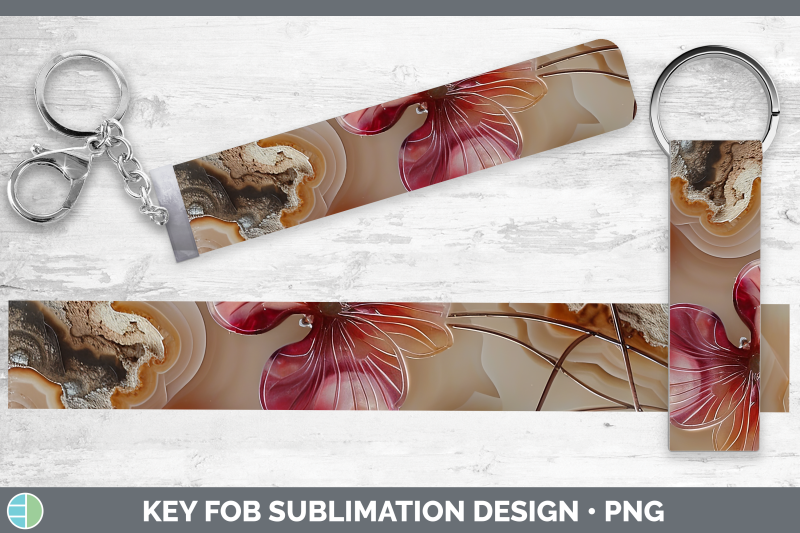 geranium-key-fob-3d-agate-flowers-sublimation-wristlet-desig