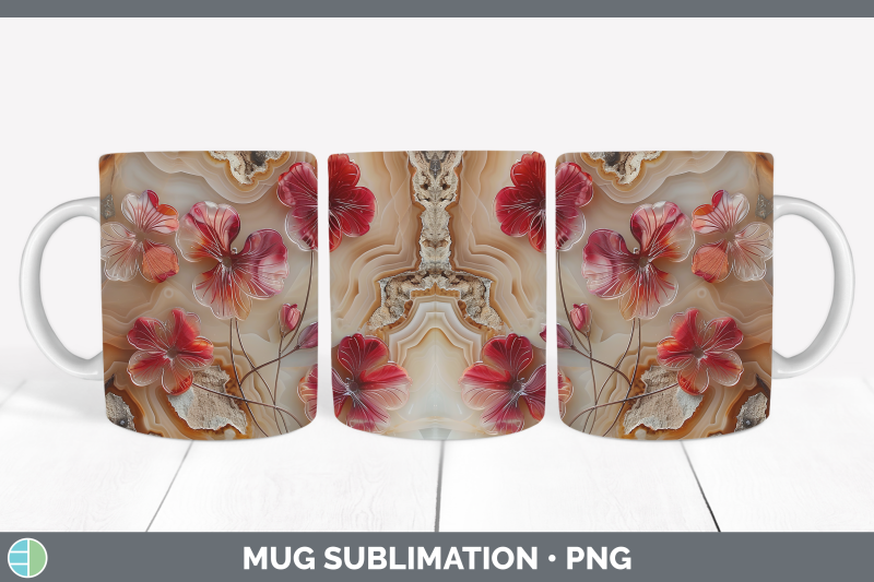 geranium-mug-wrap-3d-agate-flowers-sublimation-coffee-cup-de
