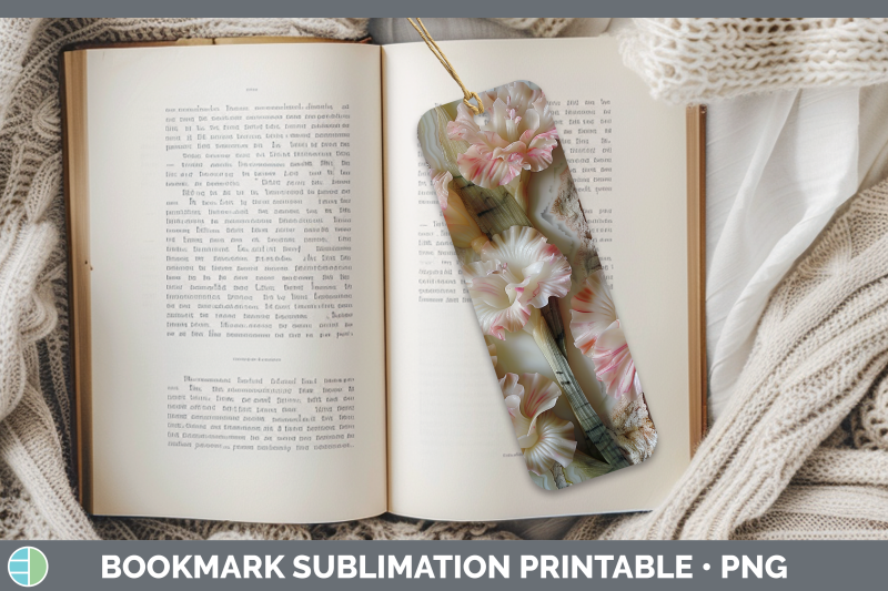 gladiolus-bookmark-3d-agate-flowers-sublimation-printable-de