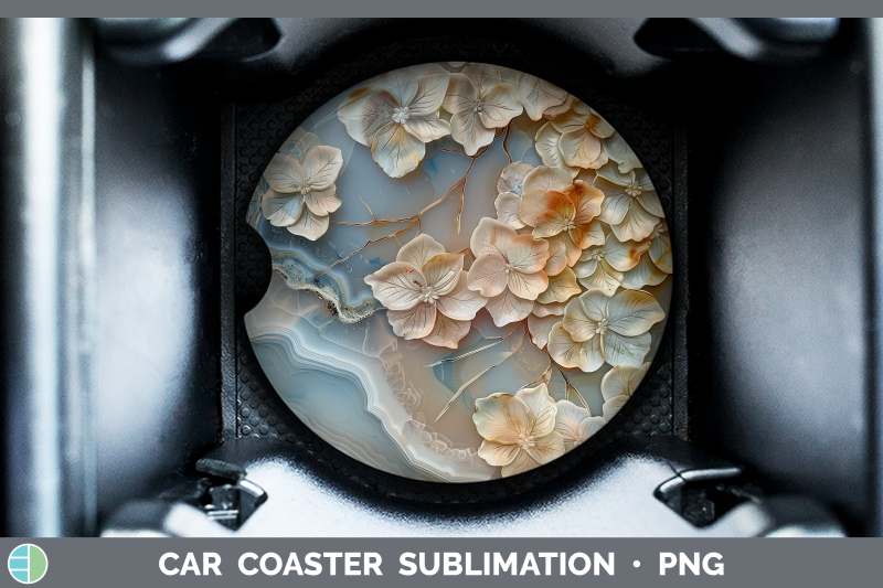 hydrangea-car-coaster-3d-agate-flowers-sublimation-drink-mat