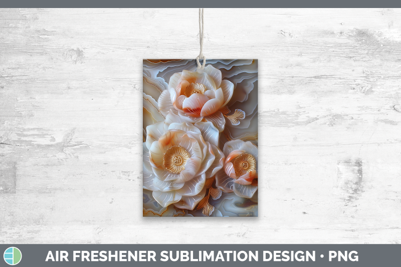 lotus-air-freshener-3d-agate-flowers-sublimation-car-scent-d