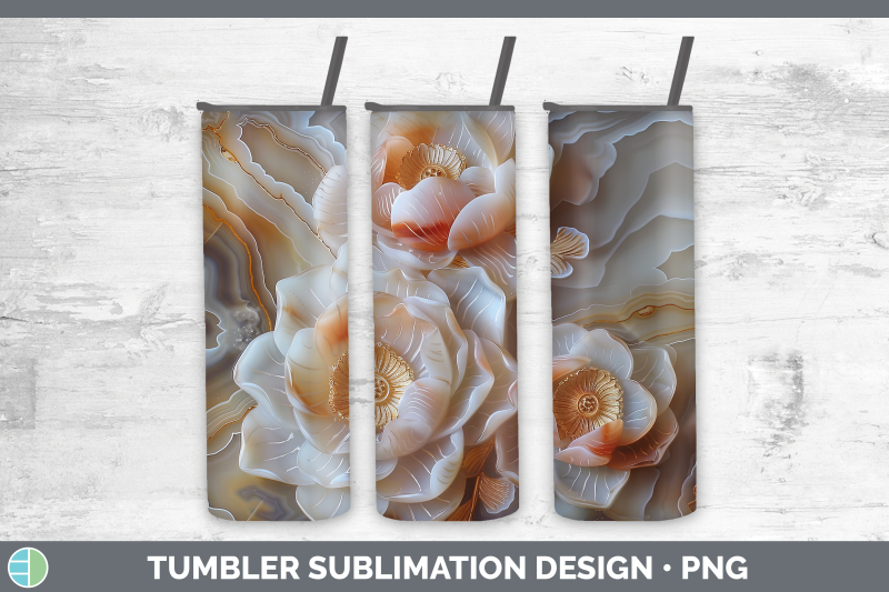 lotus-tumbler-3d-agate-flowers-sublimation-20-oz-skinny-tumb