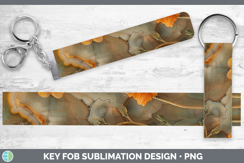 marigold-key-fob-3d-agate-flowers-sublimation-wristlet-desig