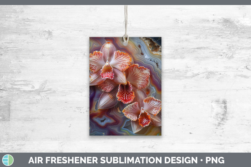 orchid-air-freshener-3d-agate-flowers-sublimation-car-scent